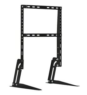 Vontech 32-65 inc Lcd-Led Kilitli Sabit Askı Aparatı + Tv Ayağı Masa Standı LMA-04 (Siyah)