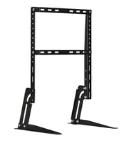 Vontech 32-65 inc Lcd-Led Kilitli Sabit Askı Aparatı + Tv Ayağı Masa Standı LMA-04 (Siyah)