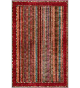 Eliana Home Baskılı, Yıkanabilir Kaymaz Taban Salon Halısı LNA1541-HT647 100x150 cm (Kırmızı)