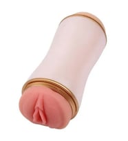 Fastieshop Gerçekçi Oral Vajinal Çift Taraflı Mastürbatör (Ten)