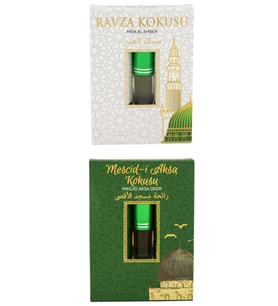 Medine Ravza Kokusu Ve Mescidi Aksa Kokusu Alkolsüz Esans 3ml