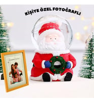Kişiye Özel Yılbaşı Kar Küresi Noel Baba Yılbaşı Kar Küresi