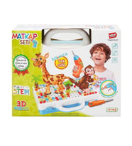 Nessiworld URT014-001 3D Eğitici Matkap Seti Hayvanlar