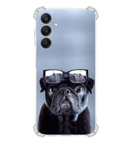 PrintiFy Samsung Galaxy A25 Uyumlu Köpek 3 Baskılı Şeffaf Köşe Korumalı Antişok Kılıf