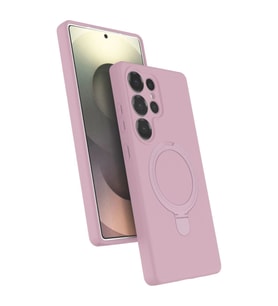 Samsung Galaxy S25 Ultra Regal Magsafe Standlı Kapak - Açık Pembe
