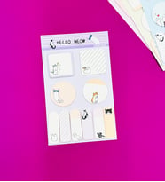 Kedi Tasarımlı Postit