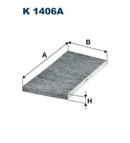 FILTRON K1406A Polen Filtresi (Karbonlu) 2994583