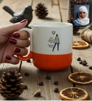 Kişiye Özel Karikatürlü Cute But Capricorn Oğlak Burcu Kupa Bardak Pro Doğum Günü Hediyesi
