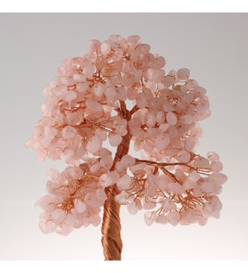 Pembe Kuvars Doğaltaş Ağaç 20x7 cm, D027