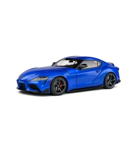 TOYOTA GR SUPRA 1/18 Ölçek Solido Diecast Metal Model Araba ( ÖZEL PLAKALI ) (Mavi)