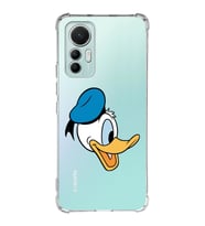 Xiaomi Mi 12 Lite Uyumlu Köşe Korumalı Antişok Kapak Donald Duck Tasarımlı Şeffaf Silikon Kılıf