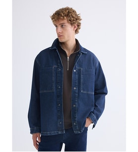 LCW Jeans İndigo Rahat Kalıp Erkek Jean Ceket