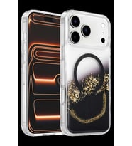 Onegif iPhone 17 Pro Max Lotus Simli Magsafe Kapak - Siyah