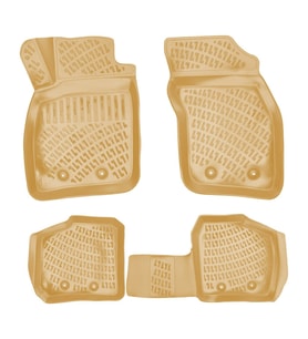 Rizline Volvo S40 1995-2004 İle Uyumlu 3D Havuzlu Paspas Bej
