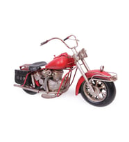 Dekoratif Metal Motosiklet Biblo