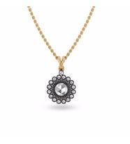 0,50 Karat Elmas Kolye (Altın / Dore)