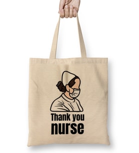 Nurses Day Bez Çanta Uzun Saplı