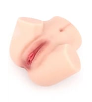 Fastieshop Çift Girişli Kalça Mastürbatör 2.3 kg (Ten)