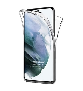 Microsonic Samsung Galaxy S21 Plus Kılıf 6 Tarafı Tam Full Koruma 360 Clear Soft Şeffaf