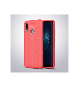 Huawei P20 Lite Uyumlu Kılıf Zore Niss Silikon Kapak (Kırmızı)