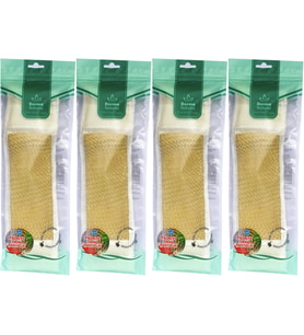 Derma Naturel Palmiye Örme İpli Banyo Kemeri (8*24CM) (4 Lü Set)