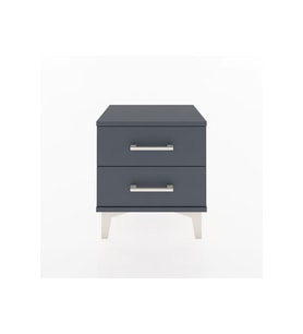 Arges Komodin 2 Çekmeceli 44x30x48 Antrasit-Antrasit