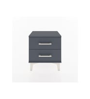 Arges Komodin 2 Çekmeceli 44x30x48 Antrasit-Antrasit
