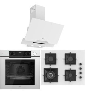 Ferre FryArt Artline Steam QEP64CB - SC406-WFA - D064-SA 9 Prog. Dijital Turbo Ank. Set - Beyaz