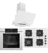 Ferre FryArt Artline Steam QEP64CB - SC406-WFA - D064-SA 9 Prog. Dijital Turbo Ank. Set - Beyaz