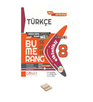LGS 8.Sınıf Bumerang Türkçe Konu Anlatımlı Soru Bankası ve Telefon Standı