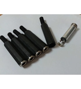 6.3mm Dişi Lehimlik Konnektör Çivi Jack 6.3 mm dişi jack