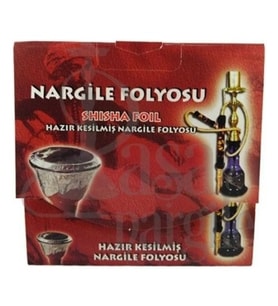 NZR Hookah Hazır Kesilmiş Nargile Folyosu 25 ad