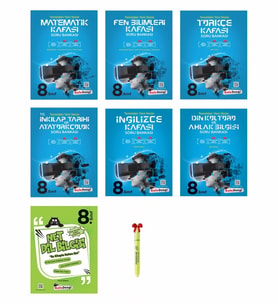 LGS 8.Sınıf Soru Bankası Full Set (7 kitap)