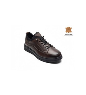 Cem Pekşen Gepetto 501 Kahve Erkek Günlük Deri Comfort Casual Ayakkabı