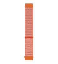 Microsonic Huawei Watch GT5 Pro 42mm Hasırlı Kordon Woven Sport Loop Turuncu