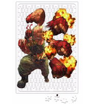 Ralf The King of Fighters Puzzle 240 Parça Yapboz