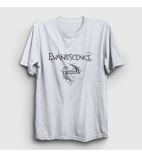 Presmono Unisex Beyaz Logo V2 Evanescence T-Shirt 146318tt (Beyaz)