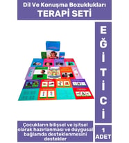 Eğitici Çocuk Dil Konuşma Bilgisi Bilişsel Beceri Geliştirici DİL VE KONUŞMA BOZUKLUKLARI TERAPİ SET