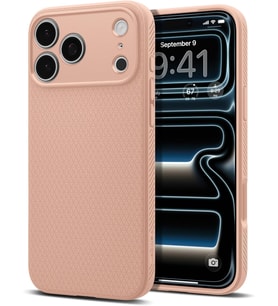 iPhone 18 Pro Max / 17 Pro Max ile Uyumlu Kılıf Liquid Air Rose Titanium - ACS09892