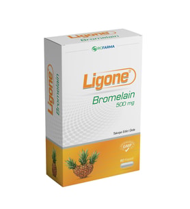 Ligone Bromelain 500 mg 60 Kapsül