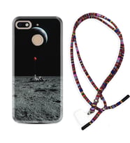General Mobile GM8 Go GM9 GM20 Pro Plus Kılıf Boyun Asklı Rasta Silikon Astronoot Red Baloon 1608