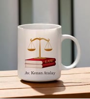 Kişiye Özel Avukat Temalı Kupa Bardak