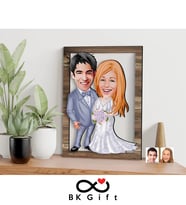 BK Gift Kişiye Özel Sevgililer Karikatürlü 3D Ahşap Tablo, Sevgiliye Hediye, Sevgililer Günü Hediyesi, Yıl Dönümü Hediyesi, Doğum Günü Hediyesi-104