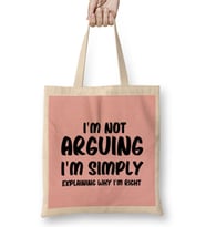 Sarcasm Funny Comment Quotes Gift - Sarcastic Women And Men Humorous Saying Bez Çanta Uzun Saplı