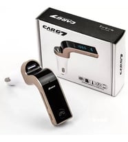 Carg7 Bluetooth Araç Fm Transmitter Usb Girişli
