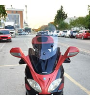 MOTOCAM Piaggio X9 500 Ön Cam 2004-2006 Model 49cm Şeffaf Renkli 4mm