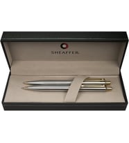 Sheaffer 325-9 Sentinel Tükenmez Kalem & Versatil Kalem Set Krom Altın