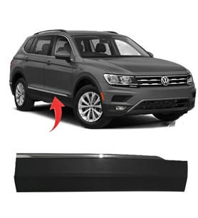 Vw Tiguan 2016>> Sağ Ön Kapı Alt Bandı Kromlu 5NA854940N