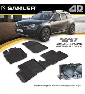 Dacia Duster Havuzlu Paspas 4,5D Sahler 2008-2017 Arası