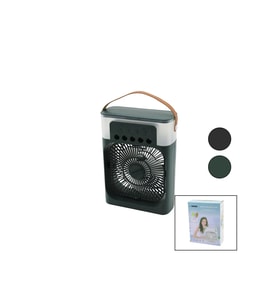 HAVA NEMLENDİRME - FAN - GECE LAMBASI MASA ÜSTÜ ULTRASONİK VANTİLATÖR 360 DERECE USB ŞARJ 3KDM HIZ GO-53-vice 00355